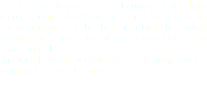 For the last 35 years, Pierre Fourneau trains light mental handicap and down syndrom boys to become pro woodcutter. For the the timber NGO he’s called daddy Pierre. On the side of his life project, Pierre has a wife and 3 kids. Timber follows Pierre during the one year cycle of the wood in the foret de Soigne Brussels. 